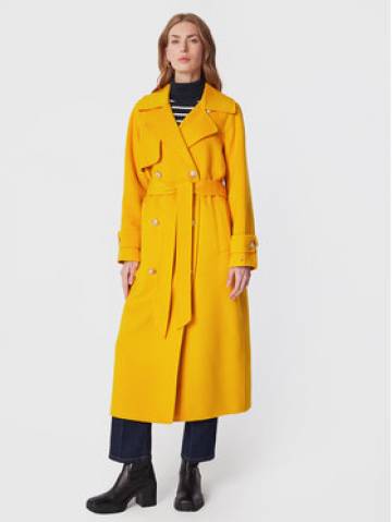 Tommy Hilfiger Тренч WW0WW37252 Жовтий Regular Fit Tommy Hilfiger Тренч WW0WW37252 Жовтий Regular Fit