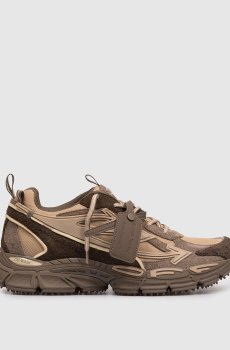 Коричневые комбинированные кроссовки Be Right Back с логотипом