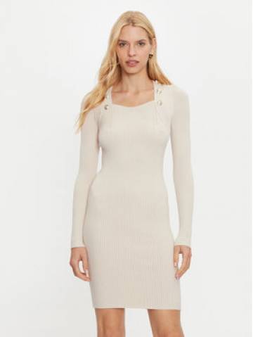 Marciano Guess Трикотажна сукня 4BGK01 5613Z Écru Slim Fit Marciano Guess Трикотажна сукня 4BGK01 5613Z Écru Slim Fit