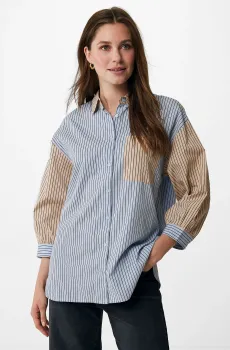 Женская рубашка в полоску Разноцветный 36 Mexx MF006100343W