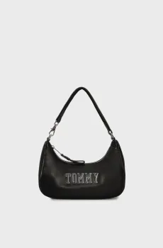 Женская черная сумка TJW EVERYWHERE SHOULDER BAG Черный ONESIZE Tommy Jeans AW0AW17364