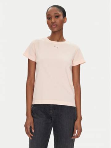 PINKO Футболка 100373 A228 Рожевий Regular Fit PINKO Футболка 100373 A228 Рожевий Regular Fit