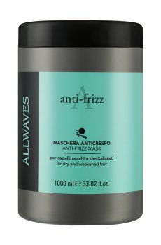 Маска для сухих и ослабленных волос Allwaves Anti-Frizz Mask, 1 л