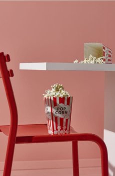 Упаковки для попкорну - червоний