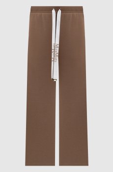 Коричневые спортивные штаны BALI с логотипом