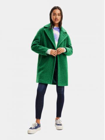 Desigual Демісезонний плащ 23WWEW21 Зелений Comfort Fit Desigual Демісезонний плащ 23WWEW21 Зелений Comfort Fit