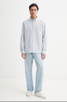 Рубашка с добавлением льна Les Deux Konrad