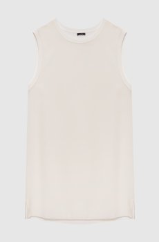 Белый топ Bley из шелка