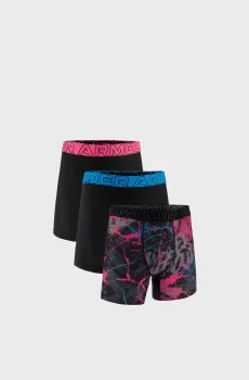 Мужские боксеры (3 шт) UA PERF TECH MESH - GRAPHIC 6 3pk Разноцветный XL Under Armour 6011483-652