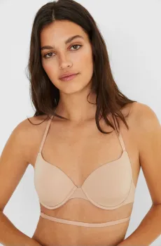 Женский бежевый бюстгальтер VERSATILE Бежевый 75B womensecret 4277674