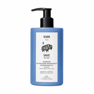 Мужской шампунь Yope Men Save My Hair Shampoo против чрезмерного выпадения волос, 300 мл Мужской шампунь Yope Men Save My Hair Shampoo против чрезмерного выпадения волос, 300 мл