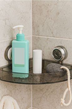 Поличка для ванної - сірий