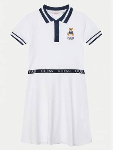 Guess Повсякденна сукня J5RK30 K7O64 Білий Regular Fit Guess Повсякденна сукня J5RK30 K7O64 Білий Regular Fit