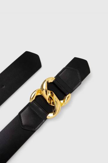Кожаный ремень Answear Lab женский цвет чёрный Кожаный ремень Answear Lab женский цвет чёрный