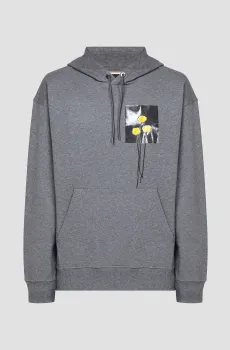 Мужское серое худи Серый XL BOSS 50500329;030