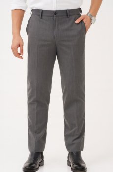 The Pant Project Men Textured Non Iron Trousers