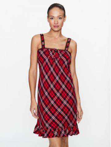 Lauren Ralph Lauren Нічна сорочка ILN22282 Червоний Regular Fit Lauren Ralph Lauren Нічна сорочка ILN22282 Червоний Regular Fit