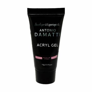 Акриловый гель для ногтей Antonio Damatti Acryl Gel Medium Pink, 15 г Акриловый гель для ногтей Antonio Damatti Acryl Gel Medium Pink, 15 г