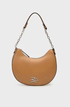 Женская рыжая кожаная сумка AUTOGRAPH MOON Рыжий ONESIZE Karl Lagerfeld A2W30019