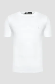 Мужская белая футболка Белый XXL Karl Lagerfeld 500221.755890;10