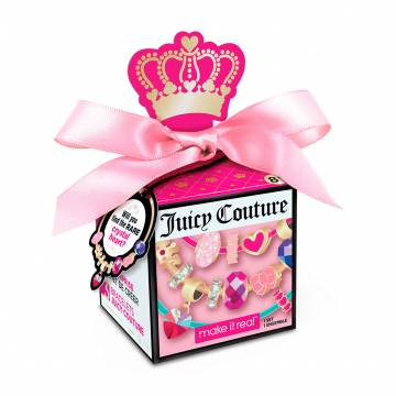 Набор для создания шарм-браслетов Make it Real Juicy Couture Сюрприз, от 8 лет, 6*6*11 см (MR4437) Набор для создания шарм-браслетов Make it Real Juicy Couture Сюрприз, от 8 лет, 6*6*11 см (MR4437)