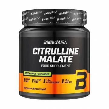 Предтренировочный комплекс BioTech USA Citrulline Malate Зеленое яблоко, в порошке, 300 г Предтренировочный комплекс BioTech USA Citrulline Malate Зеленое яблоко, в порошке, 300 г
