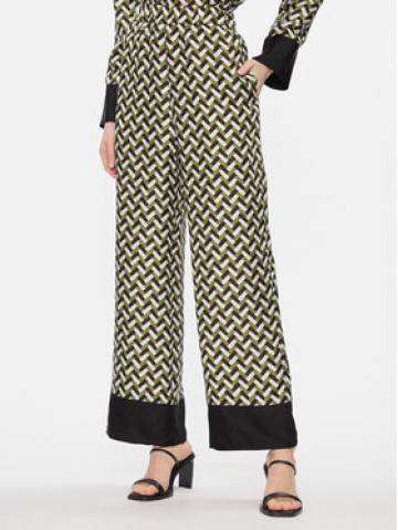 Max Mara Leisure Штани з тканини Sesamo 2416131017650 Зелений Relaxed Fit Max Mara Leisure Штани з тканини Sesamo 2416131017650 Зелений Relaxed Fit