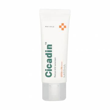 Солнцезащитный крем для лица Missha Cicadin Rescue Mild Sunscreeen, SPF 50+ PA++++, 40 мл Солнцезащитный крем для лица Missha Cicadin Rescue Mild Sunscreeen, SPF 50+ PA++++, 40 мл