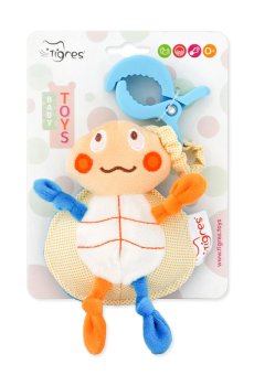 Мягкая игрушка Tigres Веселые малыши, Черепашка, от рождения (ИГ-0143)