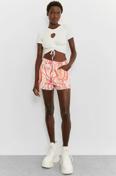 Женские шорты с узором Разноцветный 38 Tally Weijl SSHCOMOMOP