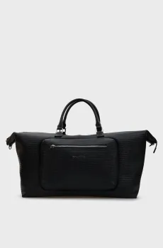 Мужская черная кожаная дорожная сумка Черный ONESIZE Baldinini G4FPMGC7008Z;999