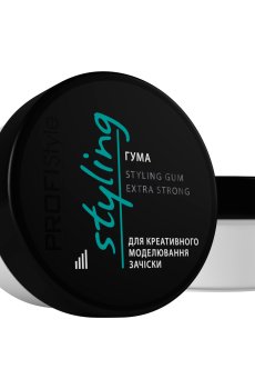 Резина для креативного моделирования прически Profi Style Styling Gum Extra Strong экстрасильной фиксации, 80 мл