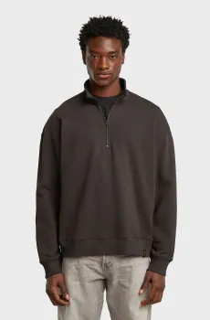 Мужская темно-коричневая спортивная кофта Essential loose Коричневый S G-Star RAW D27085,D395