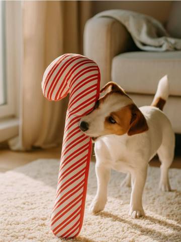 Іграшка для собаки зі святковим мотивом - червоний Іграшка для собаки зі святковим мотивом - червоний