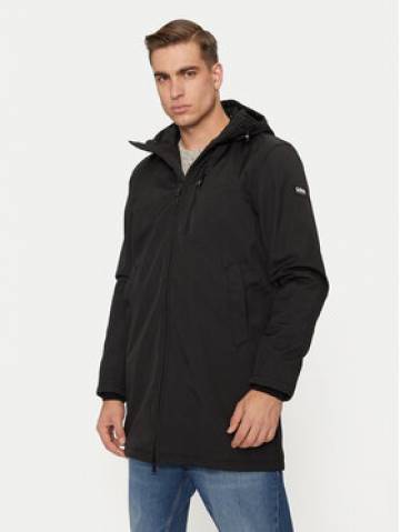 SCHOTT N.Y.C. Демісезонна куртка KALVIN Чорний Regular Fit SCHOTT N.Y.C. Демісезонна куртка KALVIN Чорний Regular Fit