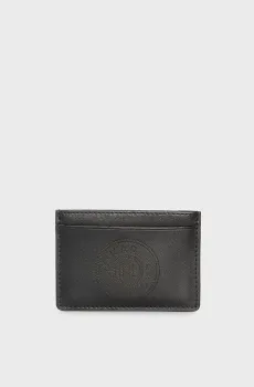 Женский черный кожаный кардхолдер CIRCLE CARDHOLDER Черный ONESIZE Karl Lagerfeld 245W3227