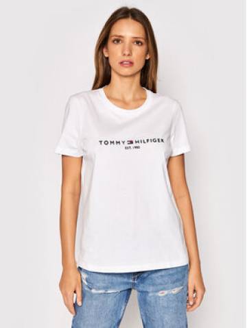 Tommy Hilfiger Футболка Heritage C-Nk WW0WW31999 Білий Regular Fit Tommy Hilfiger Футболка Heritage C-Nk WW0WW31999 Білий Regular Fit