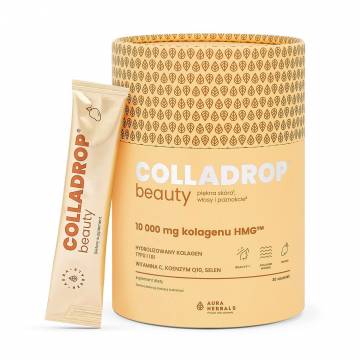 Коллаген Aura Herbals Colladrop Beauty Collagen HMG 10000 мг, со вкусом манго, в порошке, 30 шт Коллаген Aura Herbals Colladrop Beauty Collagen HMG 10000 мг, со вкусом манго, в порошке, 30 шт