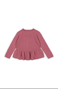 Детский хлопковый кардиган Konges Sløjd CABBY FRILL CARDIGAN GOTS