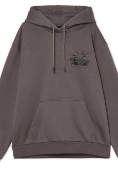 Cropp - Худі з принтом - темно-сірий