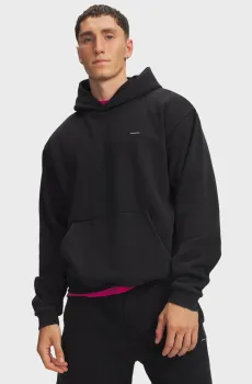 Мужское черное худи UA M ICON VINTAGE FLEECE HD Черный M Under Armour 6019104-008
