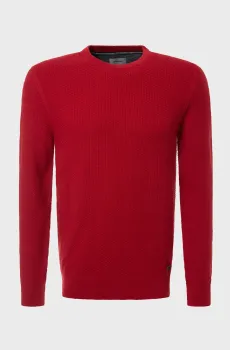 Мужской красный джемпер Красный M Pierre Cardin PC.-C5 51000.5065