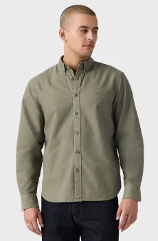 Мужская оливковая рубашка Оливковый M Levi’s® A7210;0053