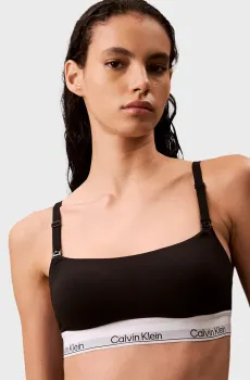 Женский черный бюстгальтер для кормления LIGHTLY LINED MATERNITY BRALETTE Черный S Calvin Klein 000QF7905E