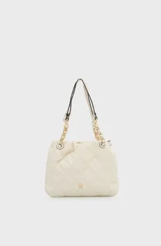 Женская белая сумка FEMININE MINI TOTE Белый ONESIZE Tommy Hilfiger AW0AW18716