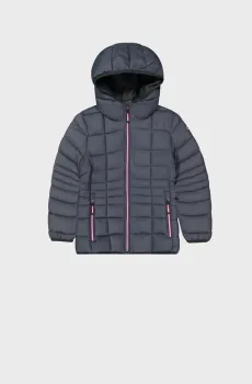 Детская темно-серая куртка JACKET FIX HOOD TAFFETA Серый 128 CMP 34Z3445-U911