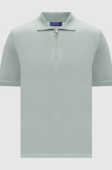 Зеленое поло из кашемира