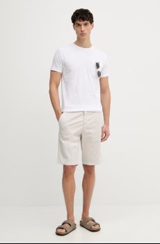 Trussardi шорты для мужчин из хлопка с эластаном