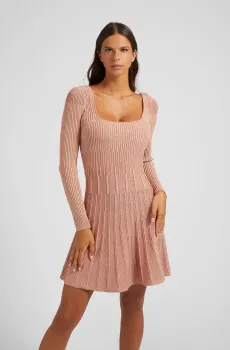 Женское пудровое платье Розовый S Guess W1BK91.Z2XV0;F60O