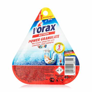 Гранулы для сливных труб Rorax Action, 60 г Гранулы для сливных труб Rorax Action, 60 г